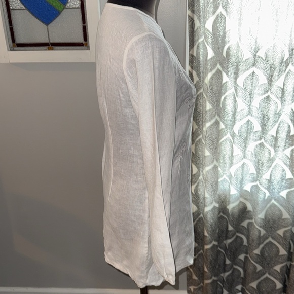Laura Ashley Embroidered Linen Tunic - Picture 5 of 10